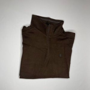IZOD Long sleeve pullover size Large color Brown
